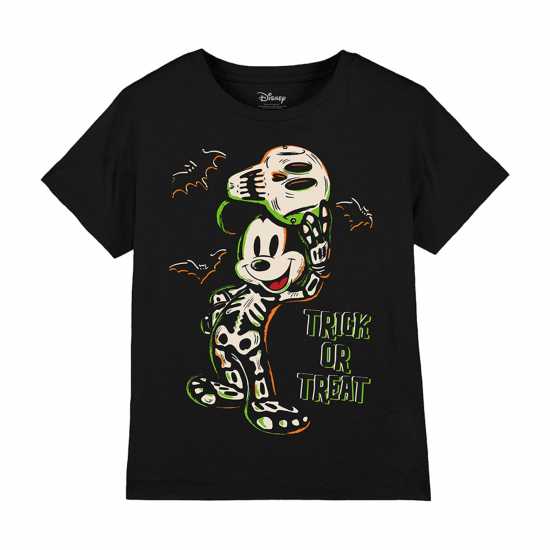 Disney Halloween T-Shirt Mickey Skeleton 
