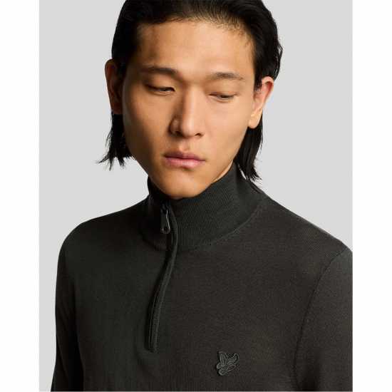 Lyle And Scott Пуловер С Цип Tonal Eagle Merino Quarter Zip Jumper  