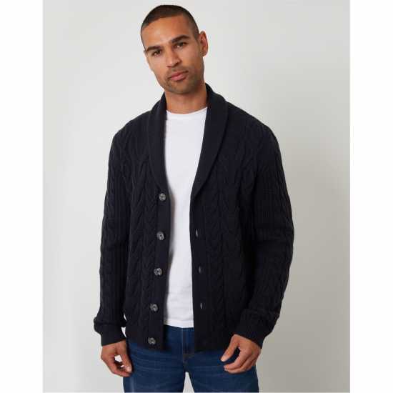 Плетена Жилетка Men's Tb Finchley Shawl Cardigan Плетена Жилетка Men's Tb Finchley Shawl Cardigan