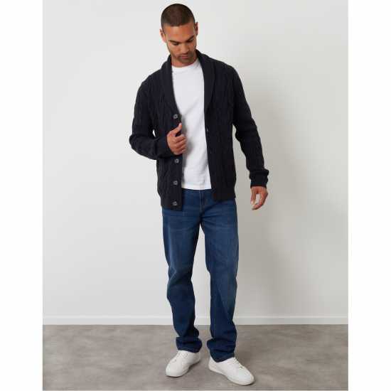 Плетена Жилетка Men's Tb Finchley Shawl Cardigan Плетена Жилетка Men's Tb Finchley Shawl Cardigan