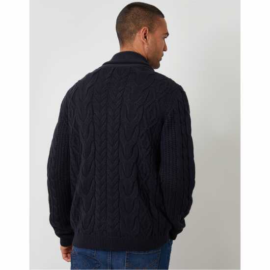 Плетена Жилетка Men's Tb Finchley Shawl Cardigan Плетена Жилетка Men's Tb Finchley Shawl Cardigan