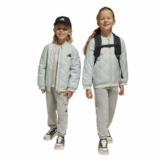 Adidas Lk Lt Pad Jkt In99 Сребро/Черно Adidas Lk Lt Pad Jkt In99 Сребро/Черно