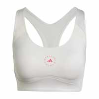 Adidas Women's Non Wired Medium Impact Sports Bra Chalk Pearl 