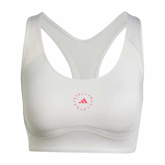Adidas Women's Non Wired Medium Impact Sports Bra Chalk Pearl 