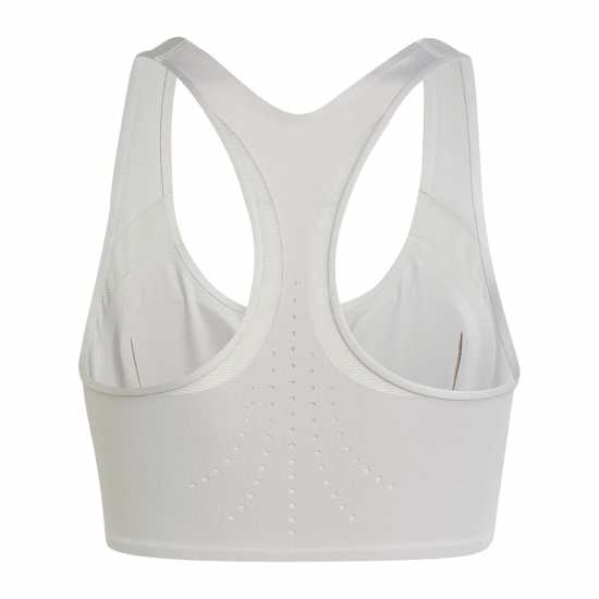 Adidas Women's Non Wired Medium Impact Sports Bra Chalk Pearl 