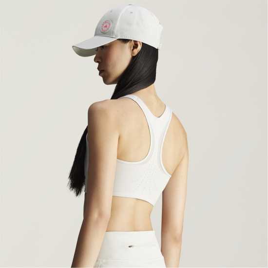 Adidas Women's Non Wired Medium Impact Sports Bra Chalk Pearl 