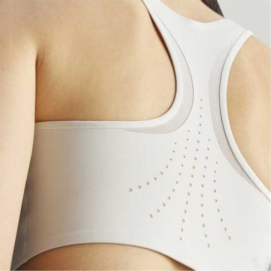 Adidas Women's Non Wired Medium Impact Sports Bra Chalk Pearl 