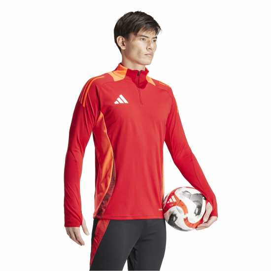 Adidas Men's Tiro24 C Quarter Zip Fleece Power Red 