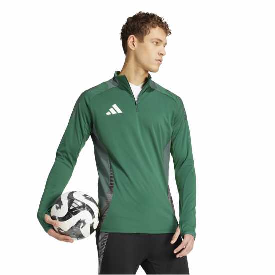Adidas Полар Мъже Tiro24 C Tr Top Fleece Mens Dark Green Adidas Полар Мъже Tiro24 C Tr Top Fleece Mens Dark Green