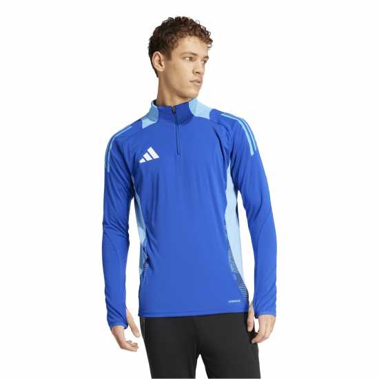 Adidas Men's Tiro24 C Quarter Zip Fleece Royal Blue 