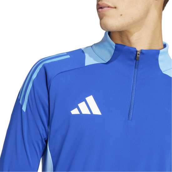 Adidas Men's Tiro24 C Quarter Zip Fleece Royal Blue 