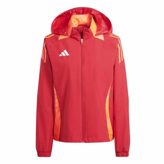 Adidas Tiro24 C Awjktw Anorak Womens Power Red 