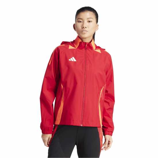 Adidas Tiro24 C Awjktw Anorak Womens Power Red 