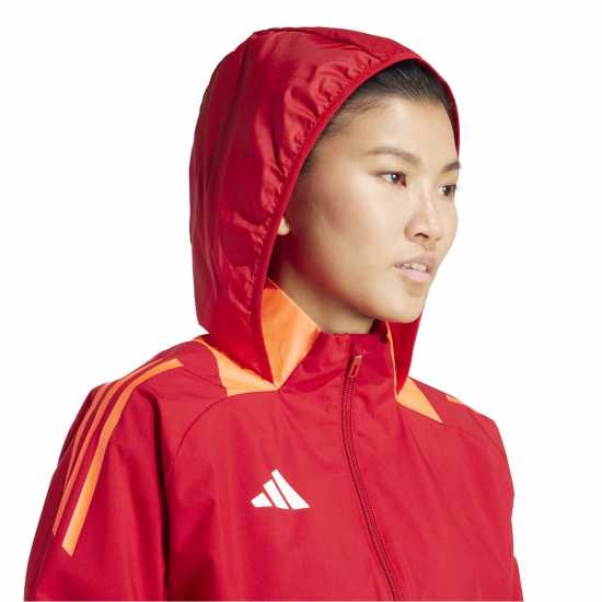 Adidas Tiro24 C Awjktw Anorak Womens Power Red 