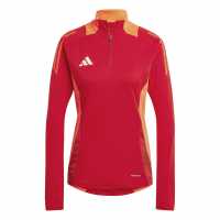 Adidas Women's Tiro24 Quarter Zip Fleece Power Red 