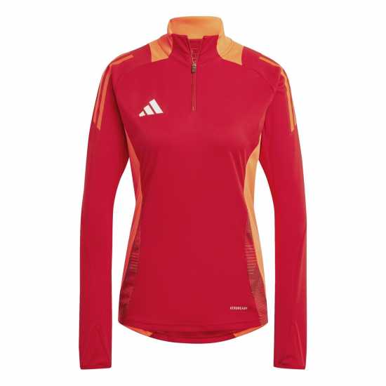 Adidas Women's Tiro24 Quarter Zip Fleece Power Red 