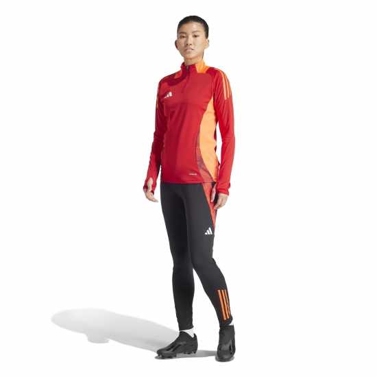 Adidas Women's Tiro24 Quarter Zip Fleece Power Red 