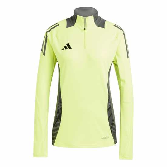 Adidas Women's Tiro24 Quarter Zip Fleece Solar Yellow 