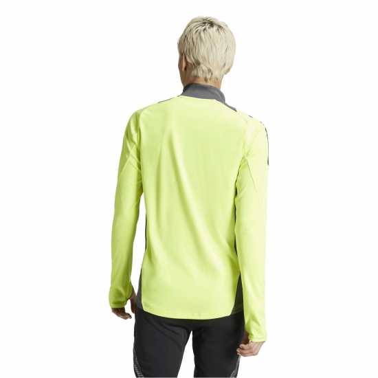 Adidas Women's Tiro24 Quarter Zip Fleece Solar Yellow 