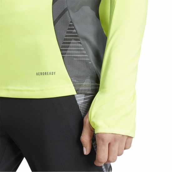 Adidas Women's Tiro24 Quarter Zip Fleece Solar Yellow 