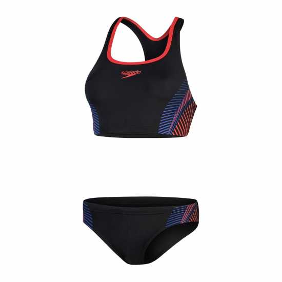Дамски бански Speedo Placement Bikini 2 Piece Speedo Placement Bikini 2 Piece Дамски бански