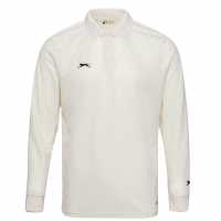 Slazenger Тениска Long Sleeve Cricket Shirt Adults  Крикет