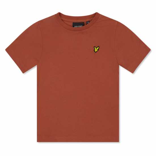 Lyle And Scott Lyle Plain T-Shirt In99 Brick 