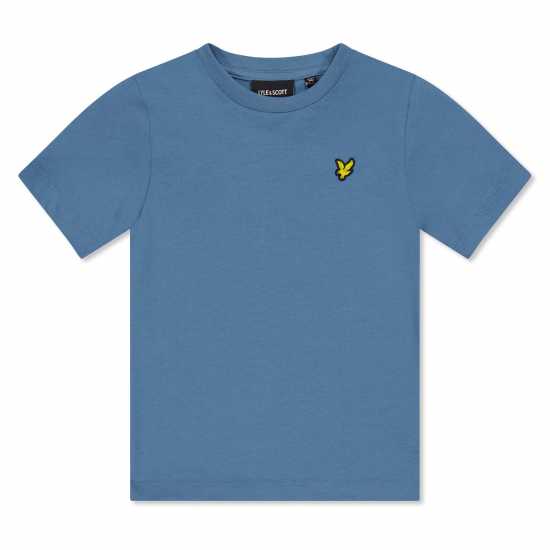 Lyle And Scott Lyle Plain T-Shirt In99 Ocean Sky 