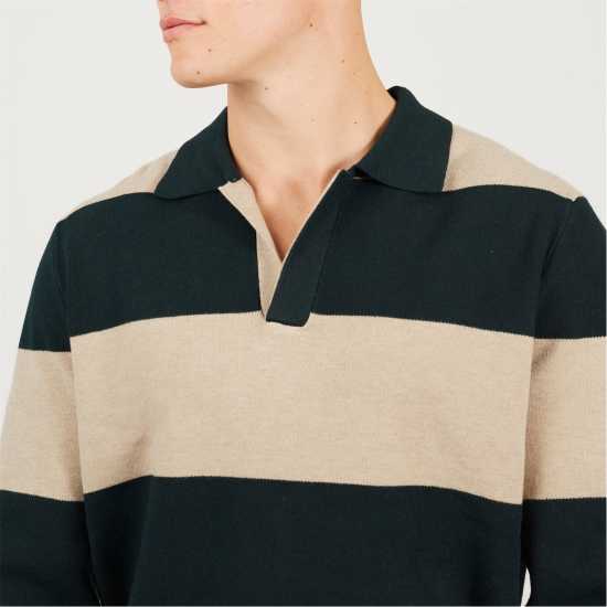 Brave Soul Плетен Пуловер Knitted Sweater Sn62 Bottle Green Brave Soul Плетен Пуловер Knitted Sweater Sn62 Bottle Green