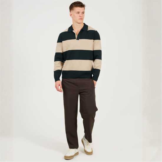 Brave Soul Плетен Пуловер Knitted Sweater Sn62 Bottle Green Brave Soul Плетен Пуловер Knitted Sweater Sn62 Bottle Green