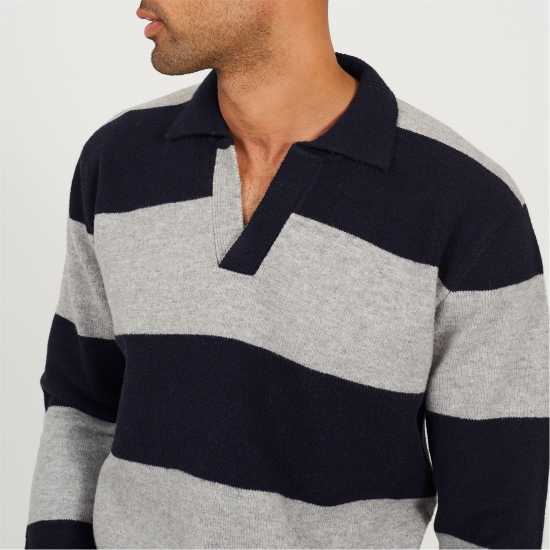 Brave Soul Плетен Пуловер Knitted Sweater Sn62 Midnight Navy Brave Soul Плетен Пуловер Knitted Sweater Sn62 Midnight Navy