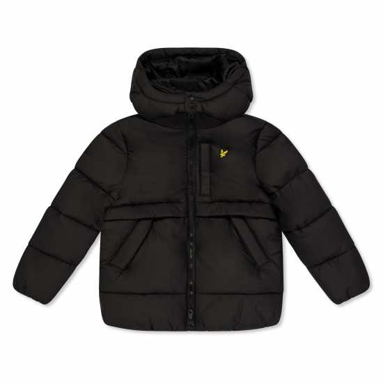 Lyle And Scott Lyle Ripstop Puffer In99 Jet Black 