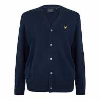 Lyle And Scott Плетена Жилетка Lyle Vn Cardigan Sn99 Dark Navy 