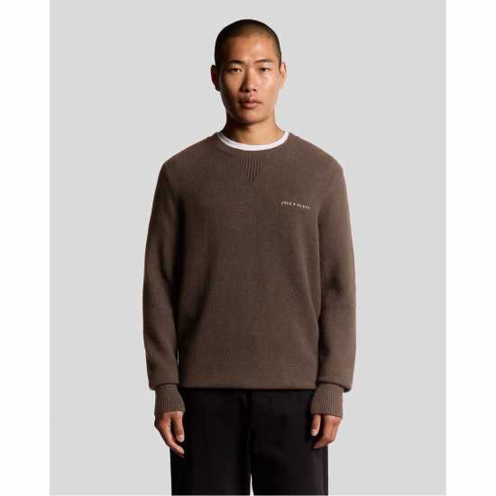 Lyle And Scott Lyle Knitted Crew Sn99  