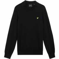 Lyle And Scott Lyle Collar Jumper Sn99 Jet Black 