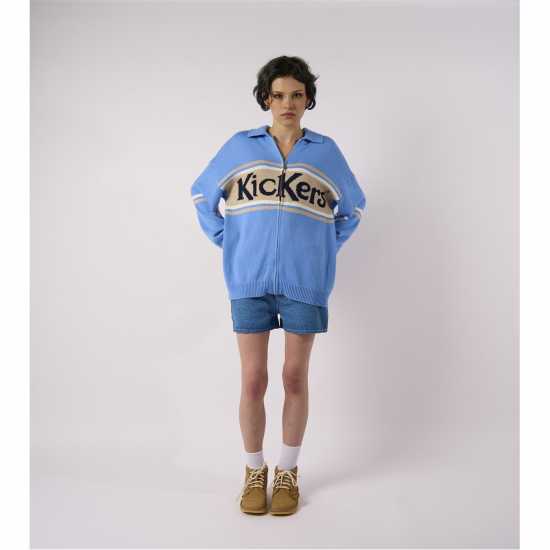 Kickers Kickers O/s Knitted Zp 99  Дамски пуловери и жилетки