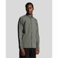 Lyle And Scott Риза С Дълъг Ръкав Bamboo Long Sleeve Shirt  
