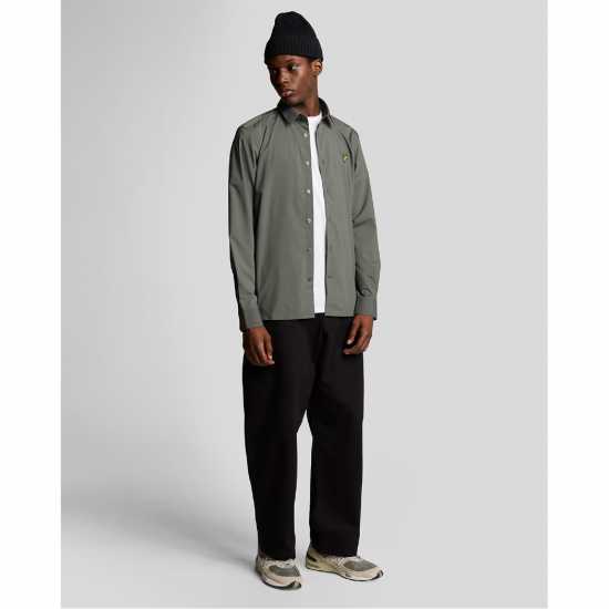 Lyle And Scott Риза С Дълъг Ръкав Bamboo Long Sleeve Shirt  
