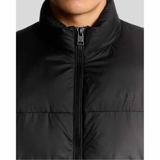 Lyle And Scott Funnel Neck Hybrid Zip Through Jumper  