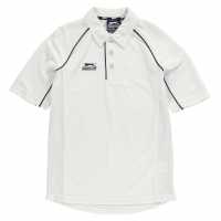 Slazenger Тениска Момчета Short Sleeve Cricket Shirt Junior Boys  Крикет