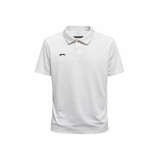 Slazenger Тениска Unisex Kids' Polo Neck Short Sleeve Cricket Shirt  