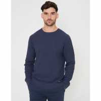 Threadbare TB Staleyhall Crew Sn99 Denim Blue Threadbare Tb Staleyhall Crew Sn99 Denim Blue
