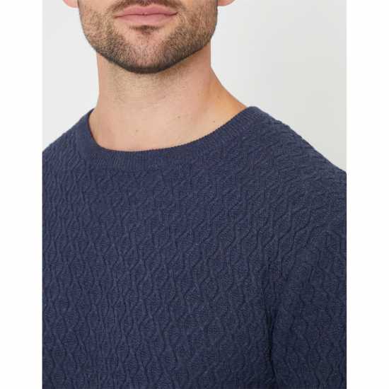 Threadbare TB Staleyhall Crew Sn99 Denim Blue Threadbare Tb Staleyhall Crew Sn99 Denim Blue