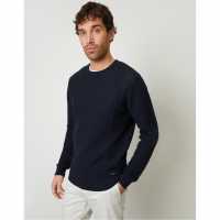Threadbare Tb Yarra Crew Jumper Sn99 Navy 