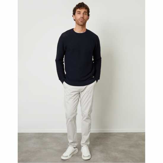 Threadbare Tb Yarra Crew Jumper Sn99 Navy 