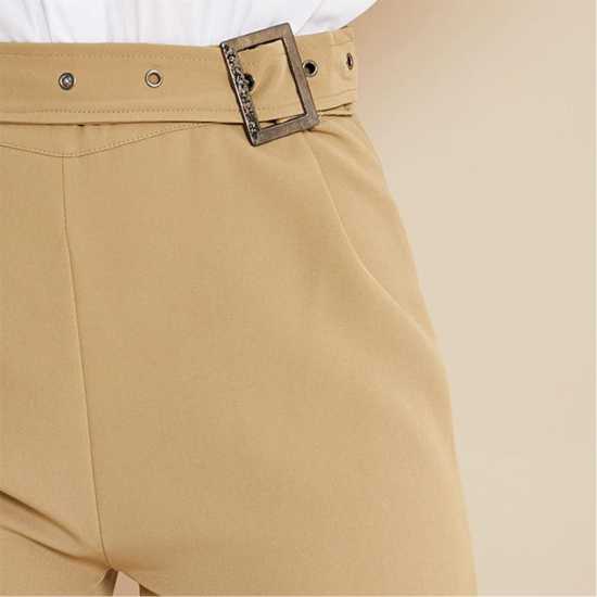 Tailored Self Belted Shorts  Дамски къси панталони
