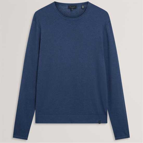 Ted Baker Блуза С Обло Деколте Men's Linen Blend Crew Neck Jumper  