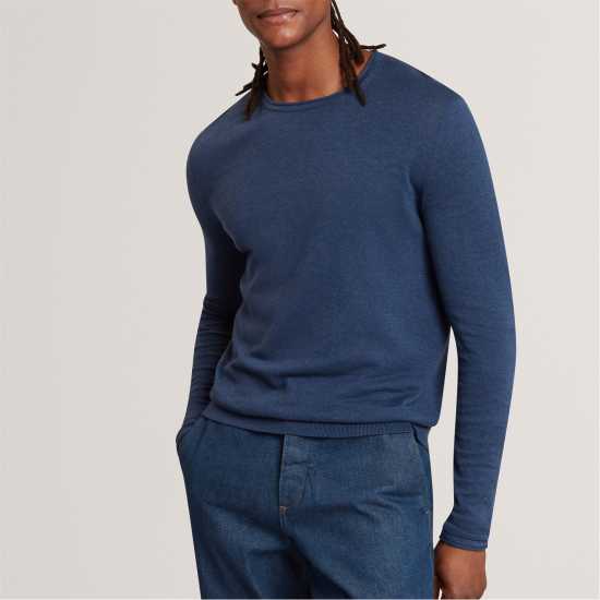 Ted Baker Блуза С Обло Деколте Men's Linen Blend Crew Neck Jumper  