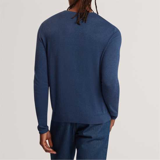 Ted Baker Блуза С Обло Деколте Men's Linen Blend Crew Neck Jumper  