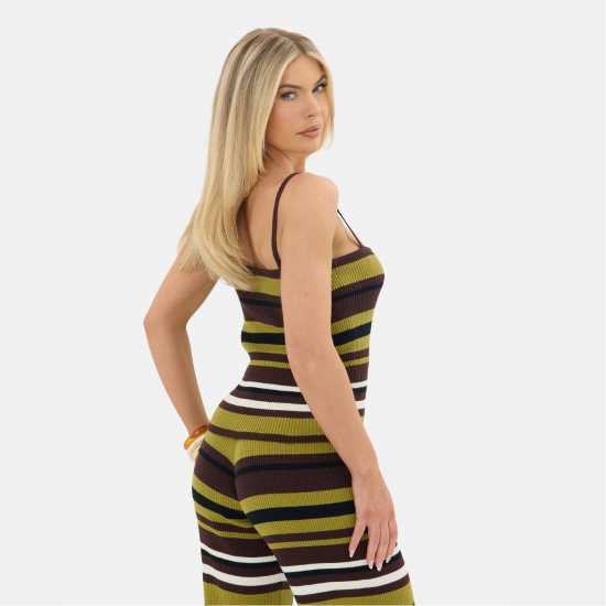 Striped Knitted Cami Top Striped Knitted Cami Top